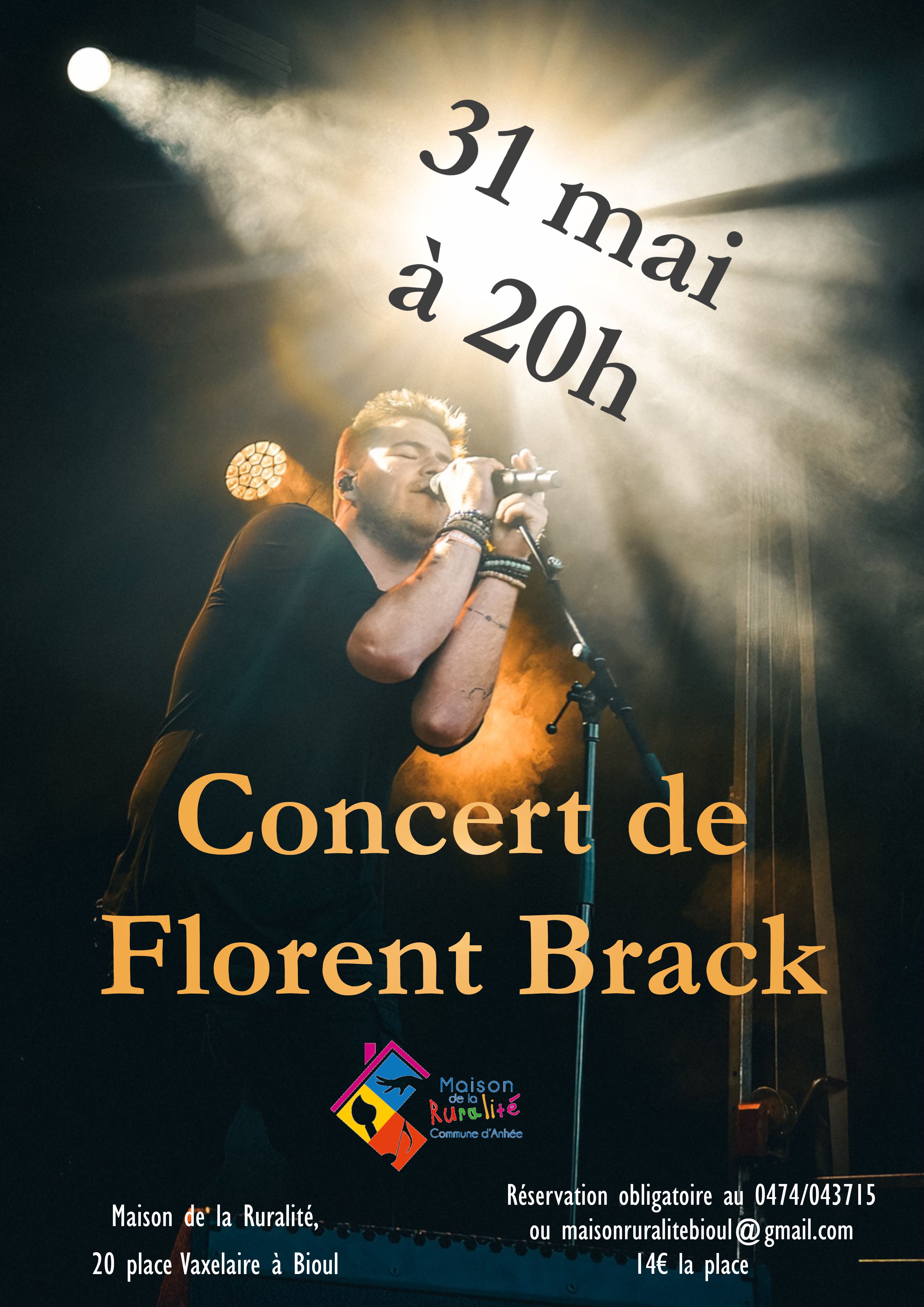 Concert de Florent Brack