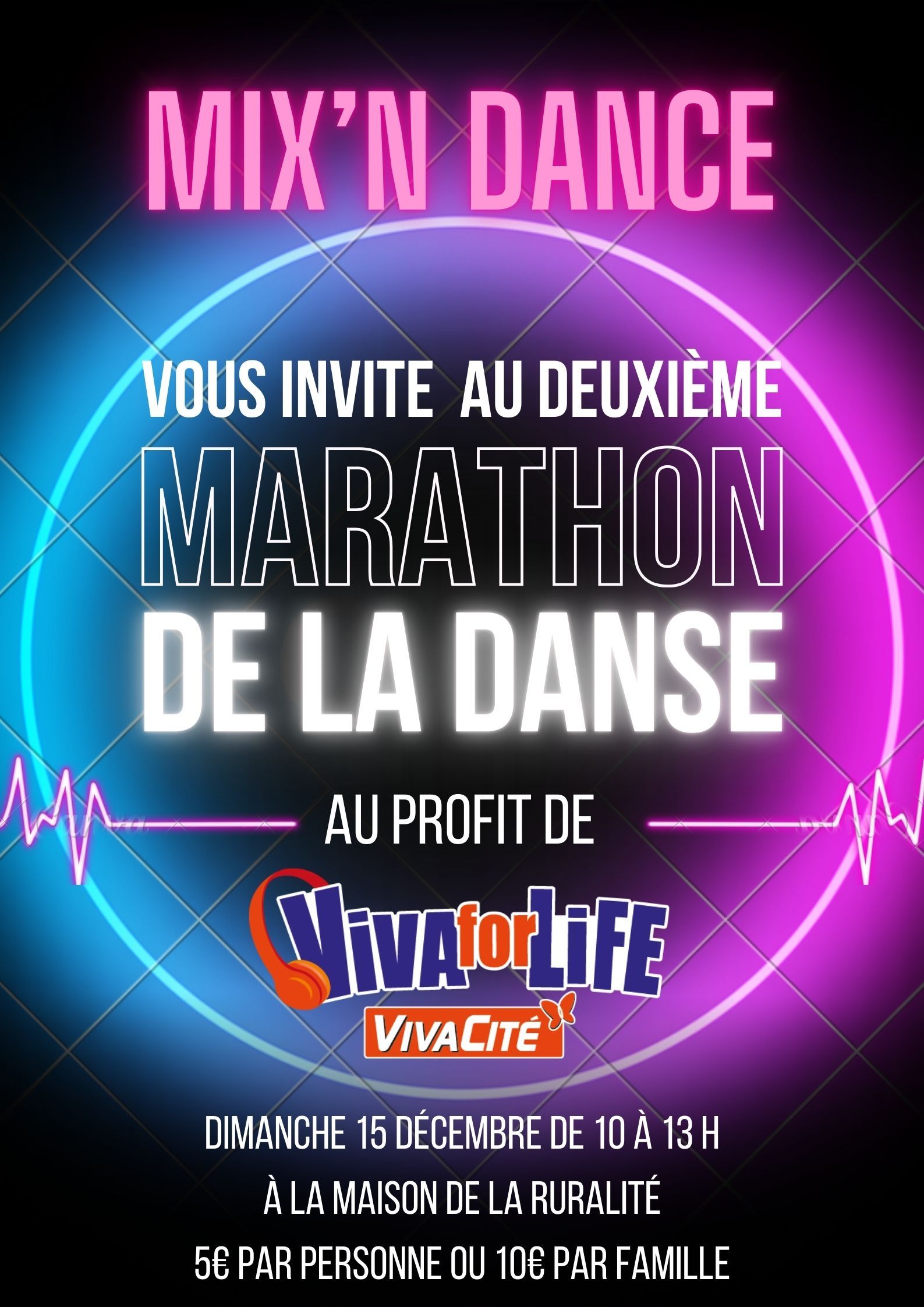 2ème Marathon de la Danse au profit de Viva For Life