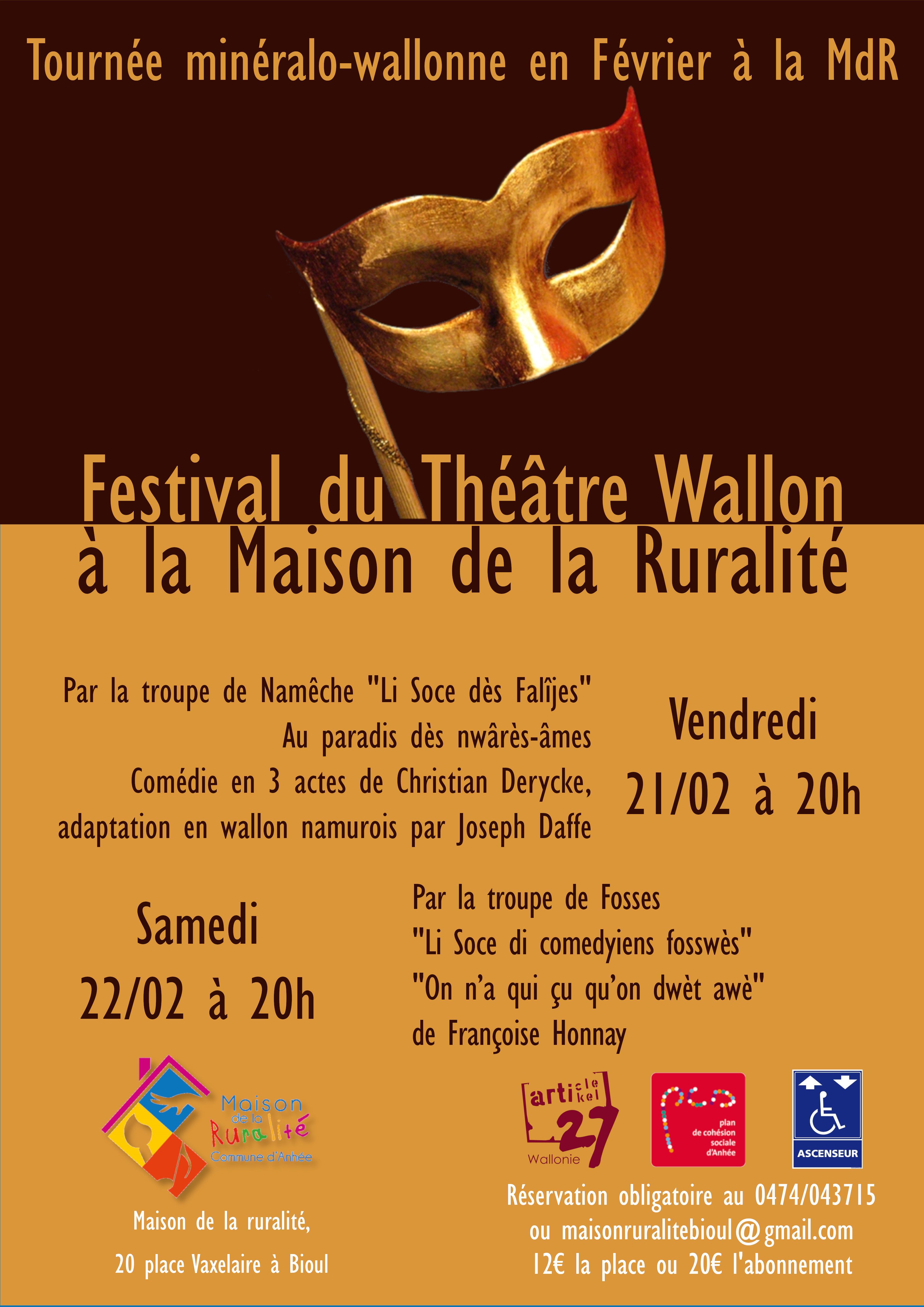 2ème festival du Théâtre Wallon