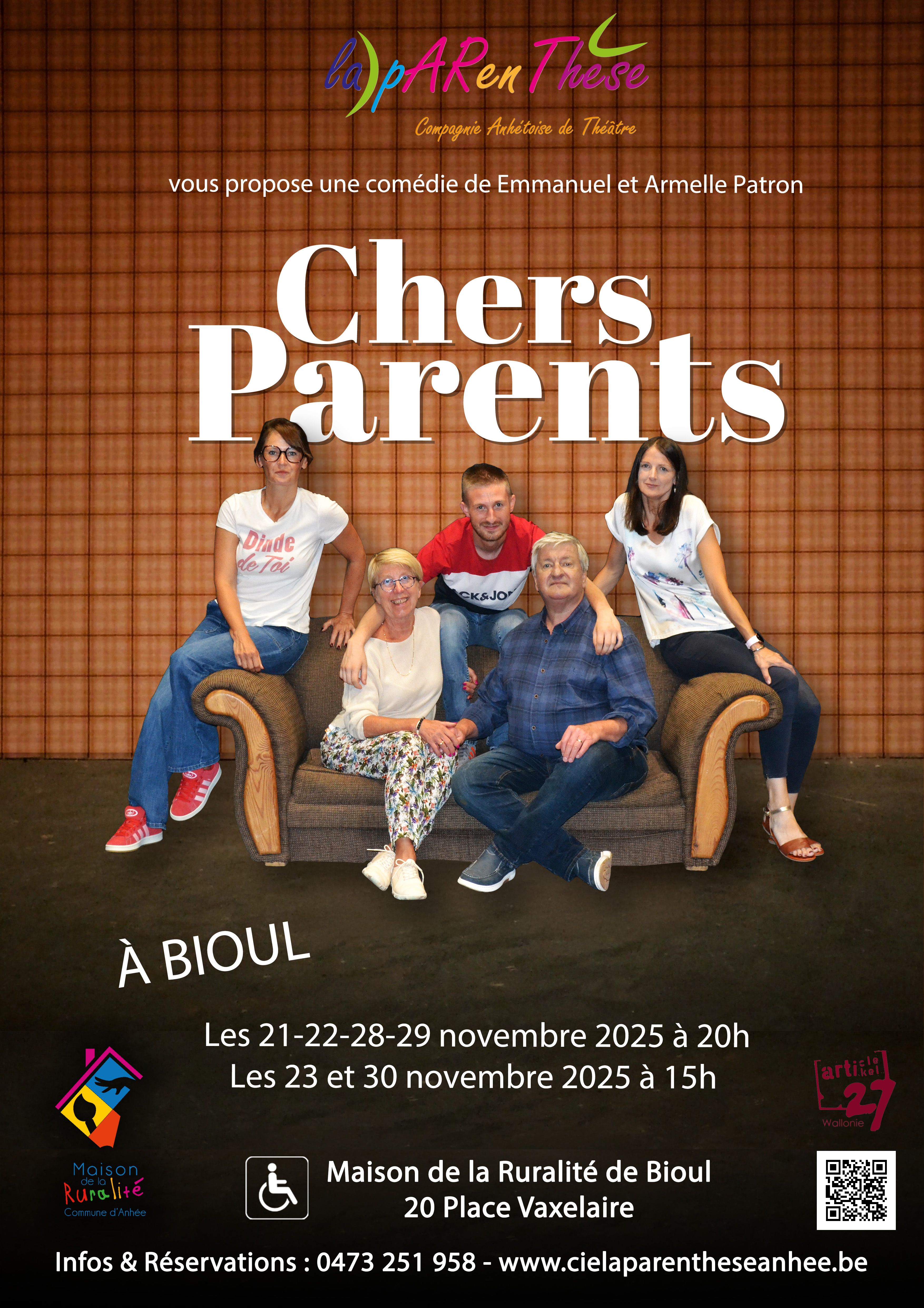 Chers Parents de Emmanuel et Armelle Patron