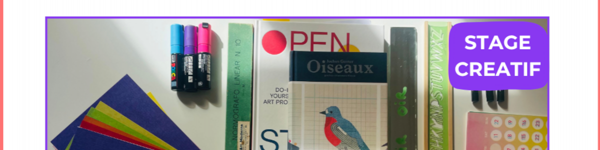 Stage créatif pour ados de 11 à 15 ans