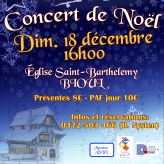 Concert de Noël - Dimanche 18 décembre 16H00